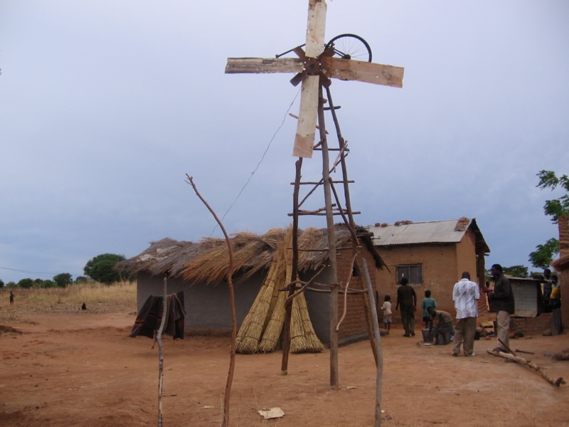 Goal Achieved: William Kamkwamba's windmill