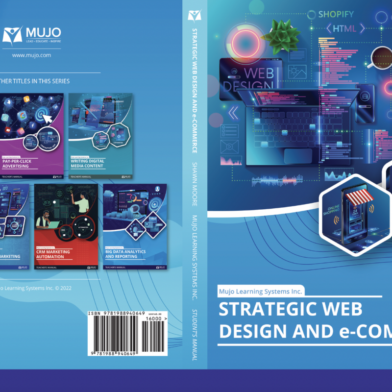 The front and back cover of Strategic Web Design and e-Commerce