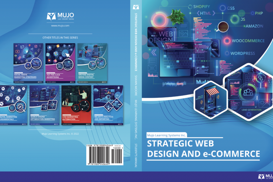 The front and back cover of Strategic Web Design and e-Commerce