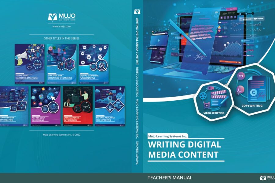 Front and back cover of Writing Digital Media Content