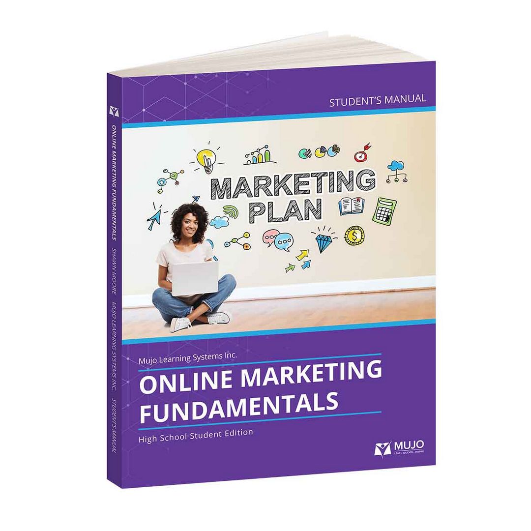 Online Marketing Fundamentals, High School Student Edition book cover