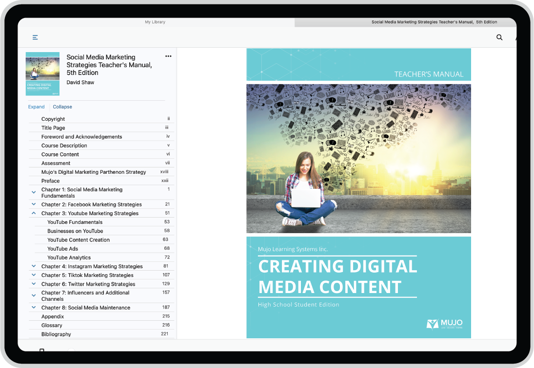 Creating Digital Media Content Resource Cloud, Teacher e-Manual, and Courseware For High School