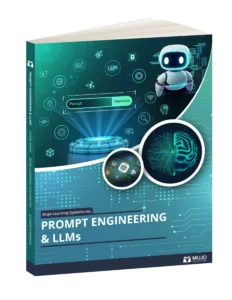 Prompt Engineering & LLM's textbook cover by Mujo Learning Systems