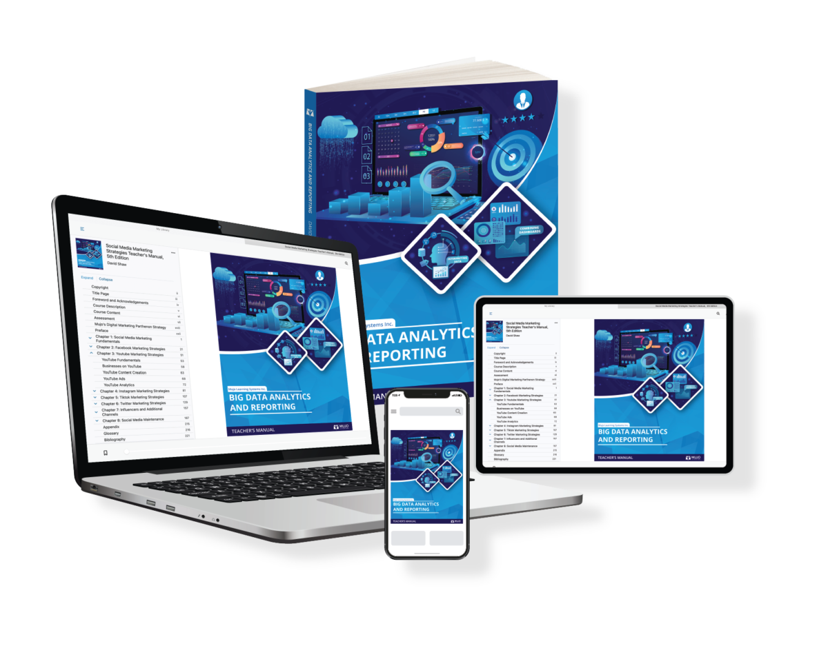 Big Data Analytics & Reporting Textbook & Courseware for Higher Education