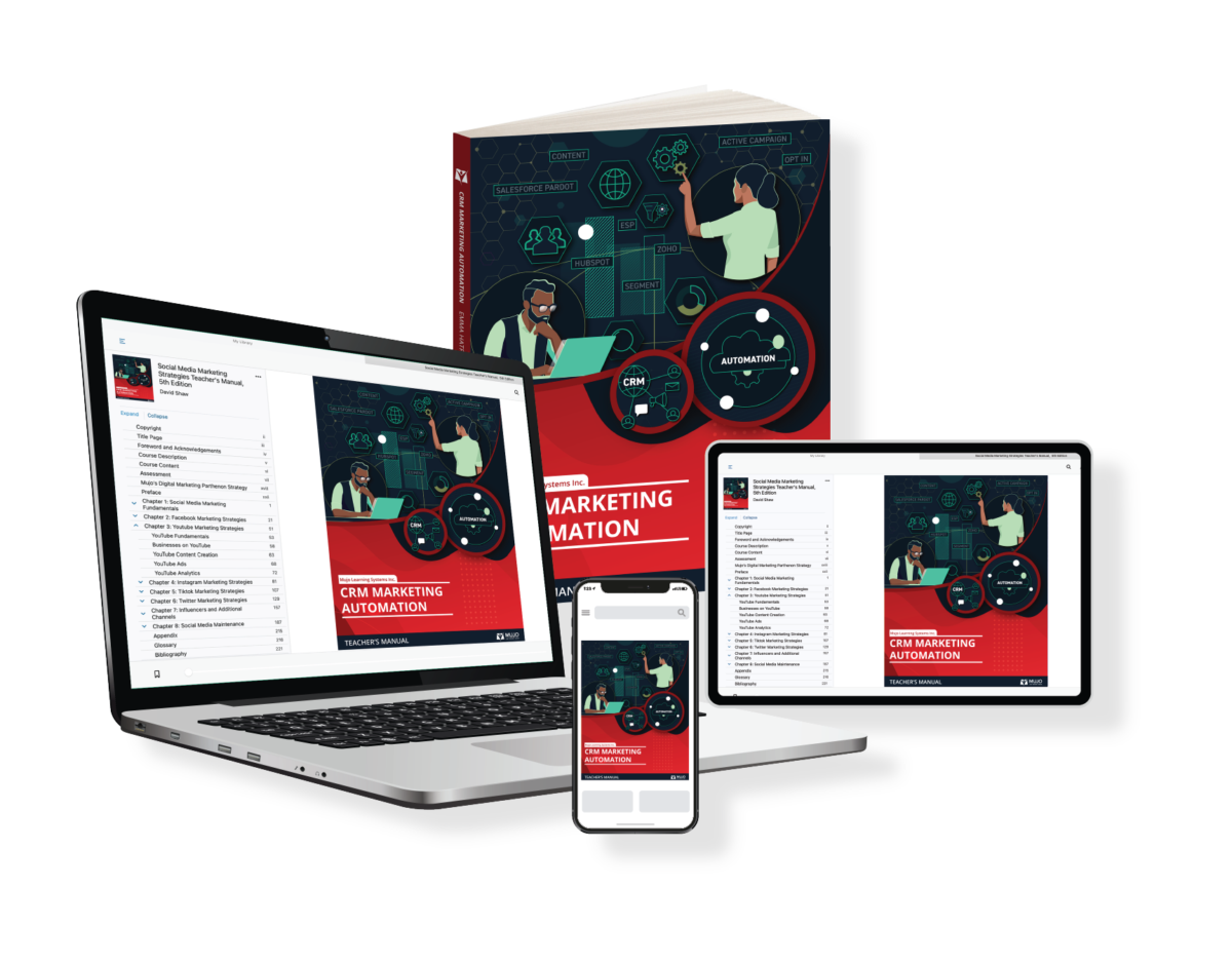 CRM Marketing Automation Textbook & Courseware for Higher Education