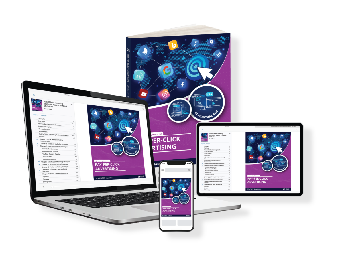 Pay-Per-Click Advertising Textbook & Courseware for Higher Education